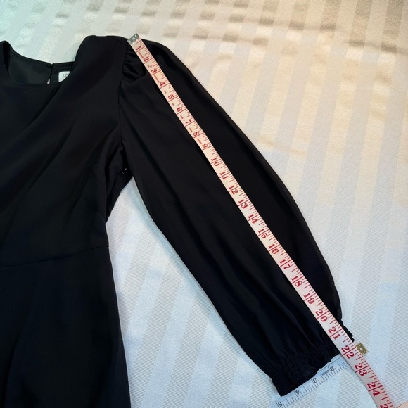 J.CREW Factory Mini Dress with Flounce Hem in Black Size 2 #BY478 $118 - Picture 10 of 14